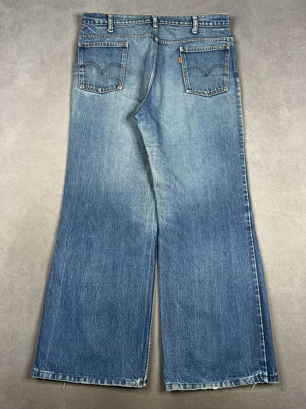 Levi's Vintage Levi's Orange Tab Flare Jeans Wide Leg Jeans in Blue Waist 38